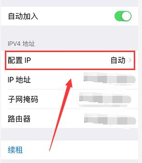 苹果手机修改IP