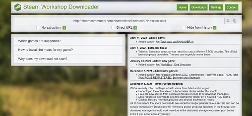 Steam Workshop Downloader